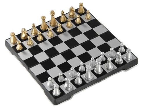 art. 710 synthetic chess set ,16 x 16 x 1.3 cm